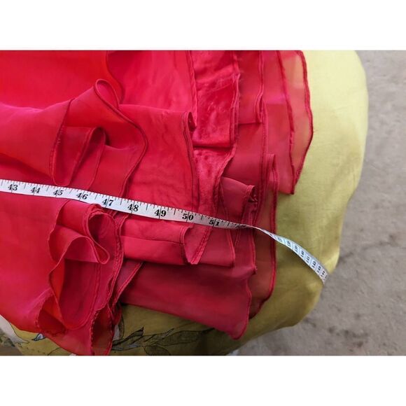 la femme prom 18602 jeweled bustier dress with fuschia chiffon skirt euc sz 2 - Picture 7 of 8